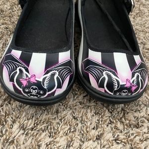 Sweet Midnight Bats & Bows Mary Janes